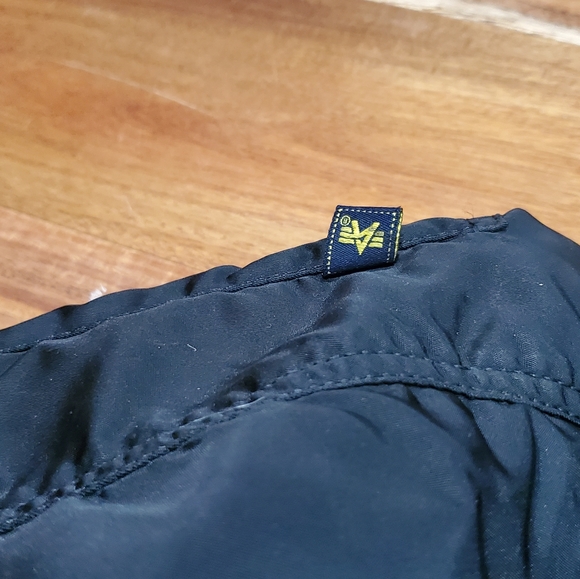 Black Alpha Industries MA-1 Bomber Jacket Small slim - Picture 8 of 12